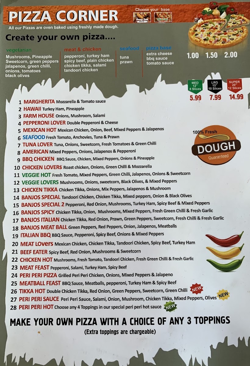 Banjo's Menu - Image 3